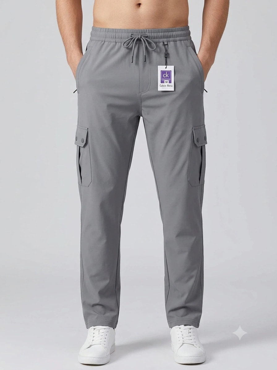 Grey Cargo Pants | Mens Cargo Pants Pakistan