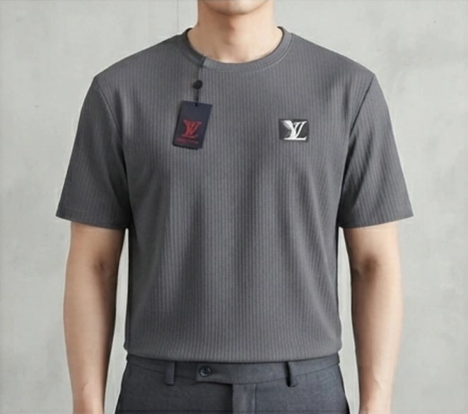 Textured Grey T Shirt For Men In Pakistan — Shirts by VoltMen